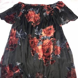 Off the shoulder dress